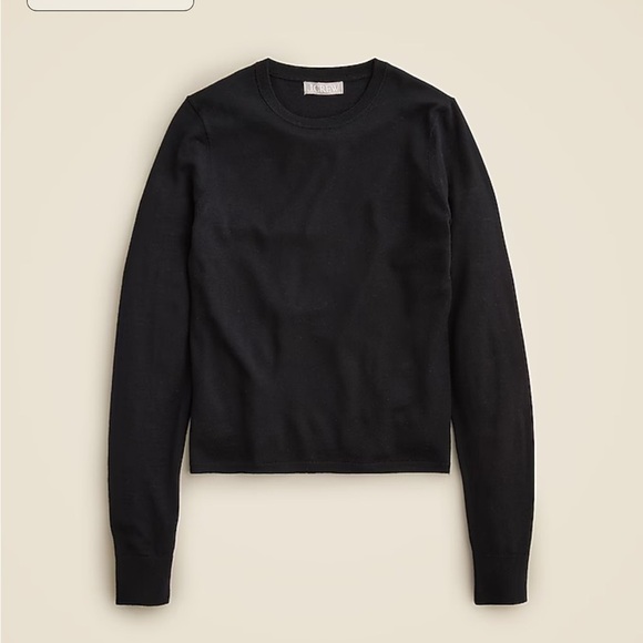 J crew Carolyn fitted crewneck sweater in merino wool - Picture 1 of 4